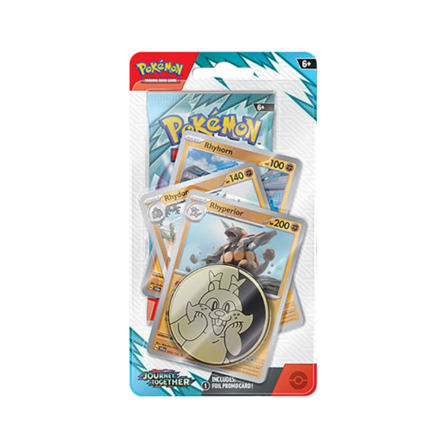 Pokemon Journey Together Premium Checklane Blister - Rhyperior