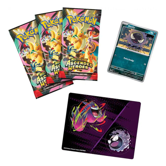 Content of Pokemon Mega Evolution Ascended Heroes - Gastly Tech Sticker