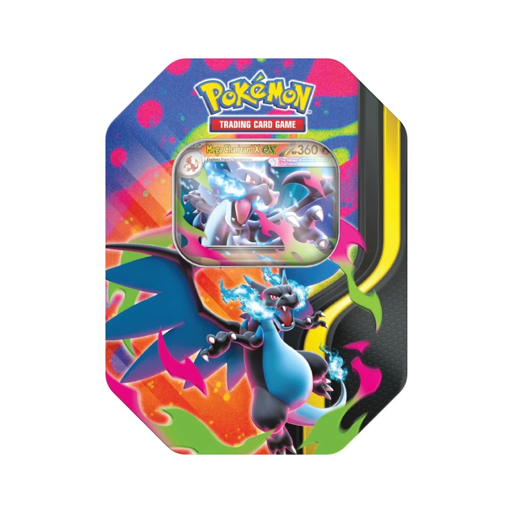 Pokmon Mega Charizard X ex Tin | ZukaCards Portugal Pokmon Mega Charizard X ex Tin | ZukaCards Portugal
