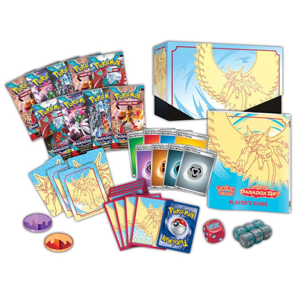 Pokemon Paradox Rift Roaring Moon Elite Trainer Box