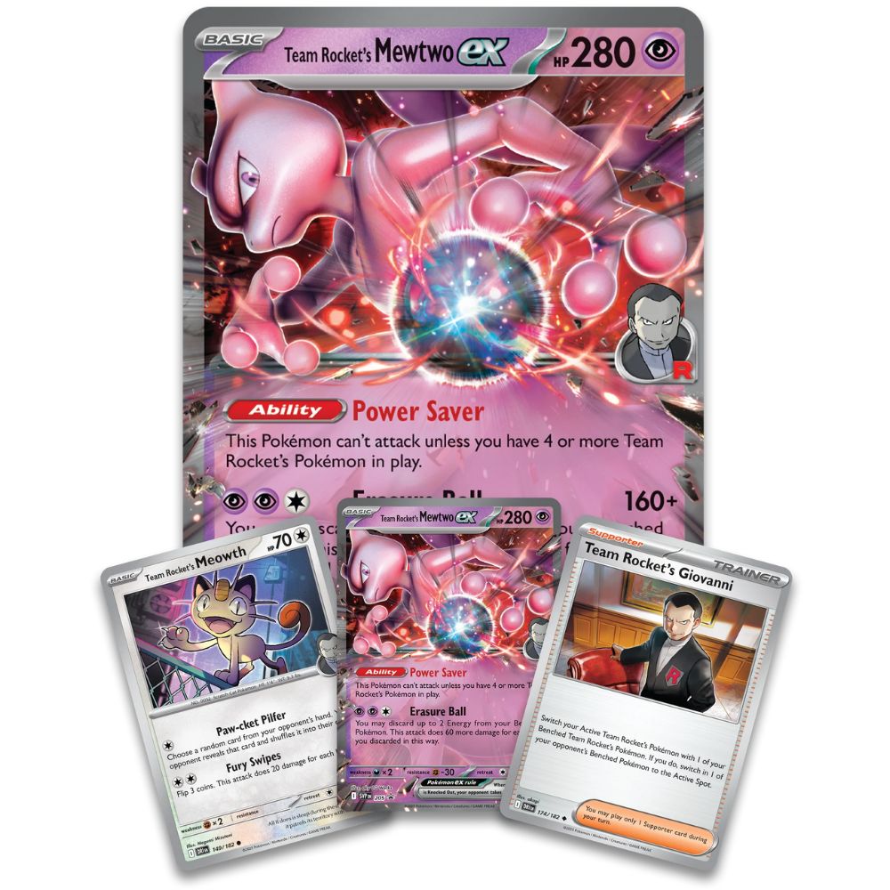 Pokemon Team Rocket's Mewtwo ex Box