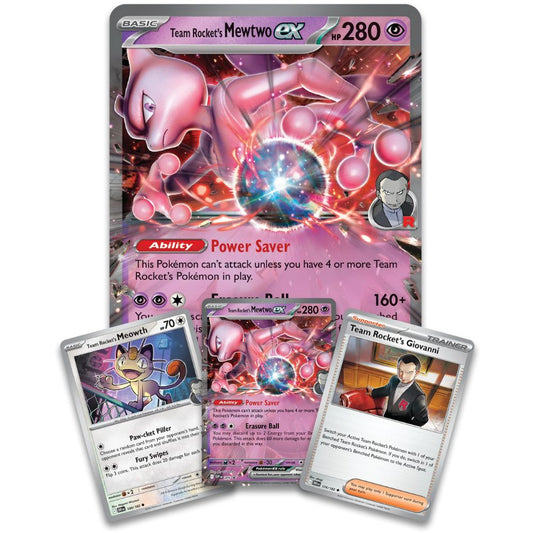 Pokemon Team Rocket's Mewtwo ex Box