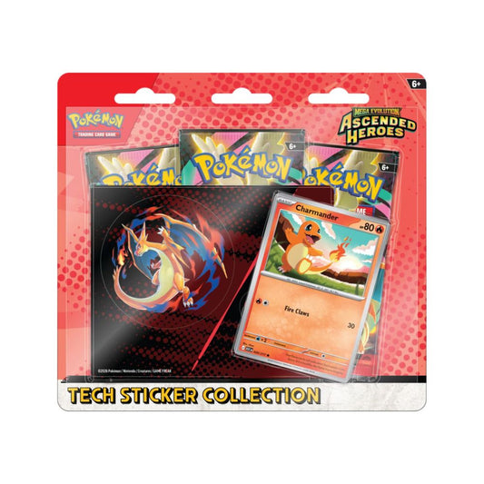 Pokemon Mega Evolution Ascended Heroes - Charmander Tech Sticker