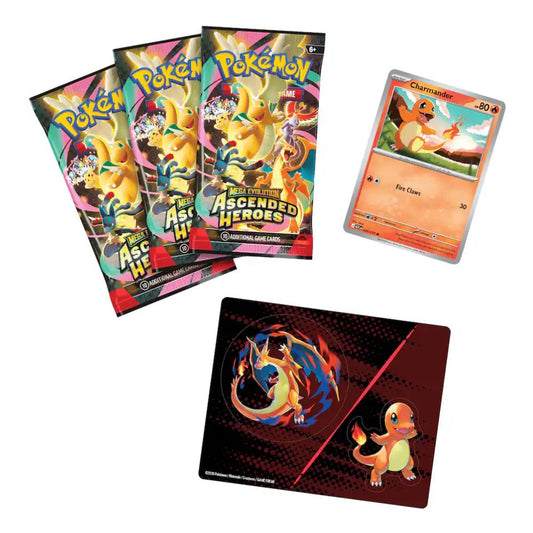 Content of Pokemon Mega Evolution Ascended Heroes - Charmander Tech Sticker