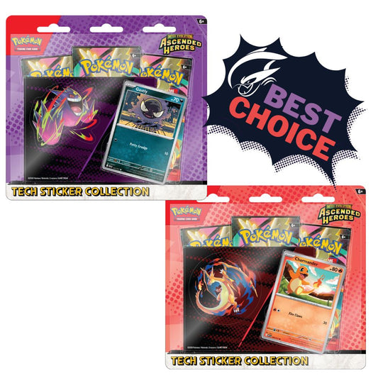 Pokemon Mega Evolution Ascended Heroes - 2x Tech Sticker