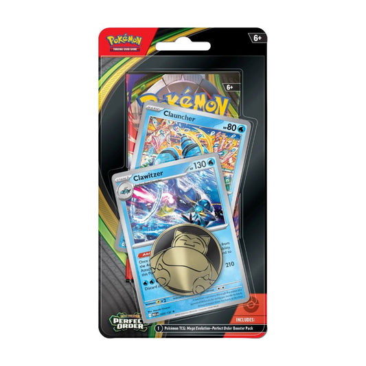Pokemon Perfect Order Checklane Blister - Clawitzer