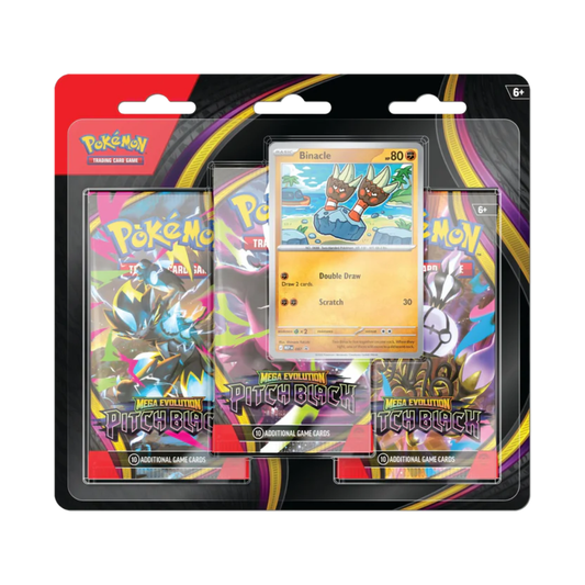 Pokémon Pitch Black 3-Pack Blister - Binacle [EN]