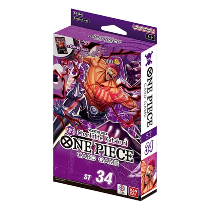 Coleção Completa Starter Decks One Piece Card Game (ST-31 a ST-36) [EN]